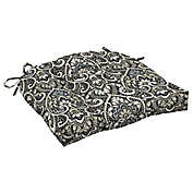 Arden Selections&trade; Damask Indoor/Outdoor Wicker Chair Cushion