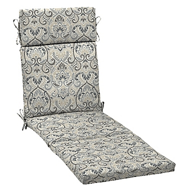 Arden Selections&trade; Aurora Indoor/Outdoor Damask Chaise Cushion. View a larger version of this product image.