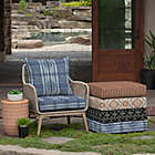 Alternate image 2 for Arden Selections&trade; Shibori Stripe Indoor/Outdoor 2-Piece Deep Seat Cushion Set in Blue