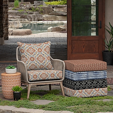 Arden Selections&trade; Coastal Geometric 2-Piece Outdoor Deep Seat Cushion Set. View a larger version of this product image.