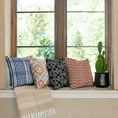 Arden Selections&trade; Indoor/Outdoor Square Throw Pillows (Set of 2). View a larger version of this product image.