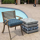 Alternate image 3 for Arden Selections&trade; Ditsy Floral Outdoor Seat Cushion in Blue