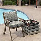 Alternate image 2 for Arden Selections&trade; Damask 2-Piece Indoor/Outdoor Dining Seat Cushion Set