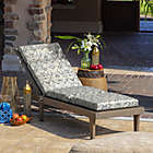Alternate image 1 for Arden Selections&trade; Aurora Indoor/Outdoor Damask Chaise Cushion