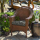 Alternate image 3 for Arden Selections&trade; Damask Indoor/Outdoor Wicker Chair Cushion