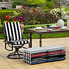 Alternate image 3 for Arden Selections&trade; Cabana Stripe Outdoor Dining Chair Cushion