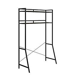 Novogratz Beverly Over-The-Bed Shelf Tower for Twin/Twin XL Beds in Espresso/Black