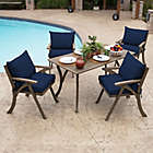 Alternate image 2 for Arden Selections&trade; Leala Texture 2-Piece Outdoor Dining Cushion Set