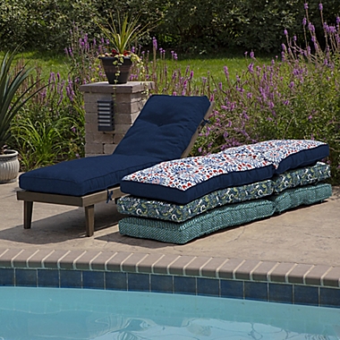 Arden Selections&trade; Leala Indoor/Outdoor Chaise Lounge Cushion. View a larger version of this product image.