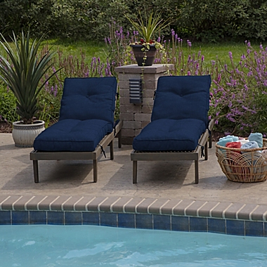 Arden Selections&trade; Leala Indoor/Outdoor Chaise Lounge Cushion. View a larger version of this product image.