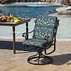 Alternate image 1 for Arden Selections&trade; Damask Indoor/Outdoor Dining Chair Cushion