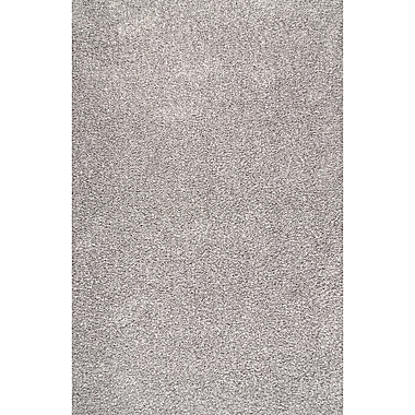 nuLOOM Marlow Machine Washable Soft 5&#39; x 8&#39; Area Rug in Light Grey. View a larger version of this product image.
