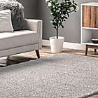 Alternate image 3 for nuLOOM Marlow Machine Washable Soft 5&#39; x 8&#39; Area Rug in Light Grey