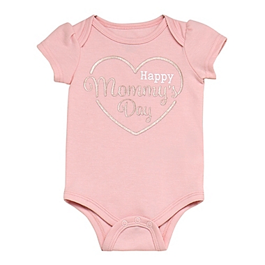 Baby Starters&reg; Size 3M &quot;Happy Mommy&#39;s Day&quot; Bodysuit in Pink. View a larger version of this product image.