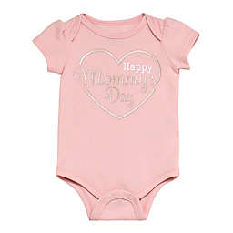 Baby Starters® "Happy Mommy's Day" Short Sleeve Bodysuit in Pink