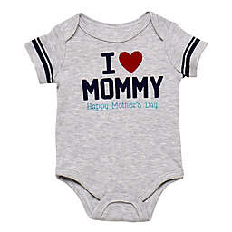 Baby Starters® Size 12M "I Heart Mommy" Bodysuit in Grey