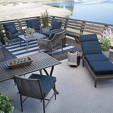Arden Selections&trade; 2-Piece Indoor/Outdoor Deep Seat Cushion Set. View a larger version of this product image.