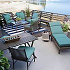 Alternate image 7 for Arden Selections&trade; 2-Piece Indoor/Outdoor Deep Seat Cushion Set in Green