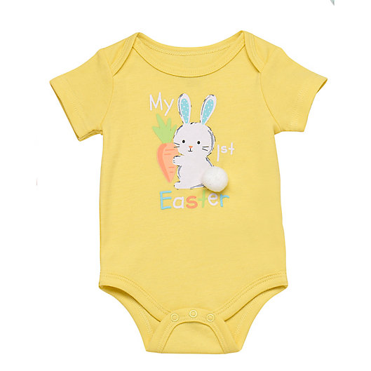 baby gift peter rabbit first easter personalised bodysuit/ sleep suit
