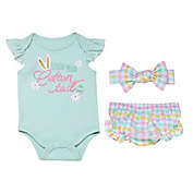 Baby Starters&reg; 3-Piece Miss Cottontail Bodysuit, Diaper Pant and Headband Set