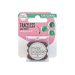 invisibobble® 3-Pack Original The Traceless Hair Ring in Brown