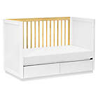 Alternate image 5 for Babyletto Bento 3-in-1 Convertible Storage Crib in White/Natural