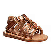 Laura Ashley Size 9 Multi-Strap Sandal in Bronze