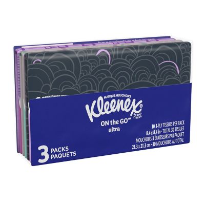 Kleenex&reg; 10-Count Wallet Slim Pack Everyday Facial Tissues (Set of 3)
