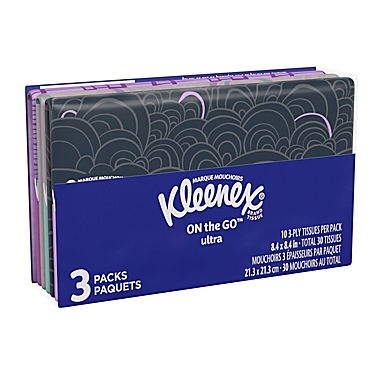 Kleenex Everyday Travel Size Tissues 1 Package of 8 Packs 9 Tissues Per Pack New 