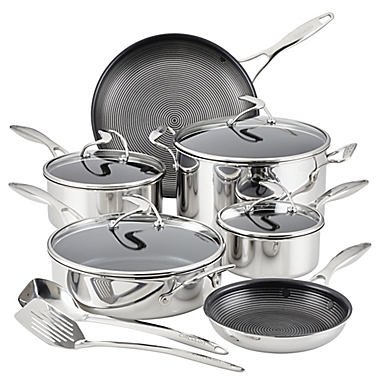 Circulon&reg; Clad Nonstick Stainless Steel 12-Piece Cookware Set. View a larger version of this product image.