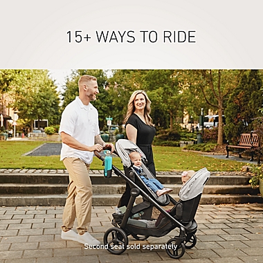 Graco&reg; Premier Modes&trade; Nest2Grow&trade; 4-in-1 Stroller in Midtown. View a larger version of this product image.