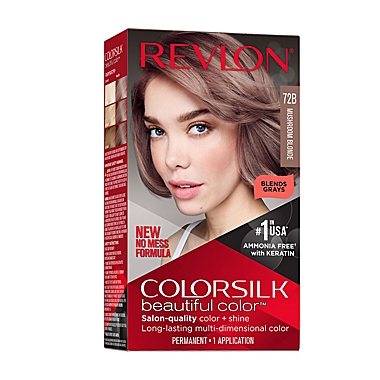Revlon® ColorSilk Beautiful Color™ Hair Color in 72B Mushroom Blonde | Bed  Bath & Beyond