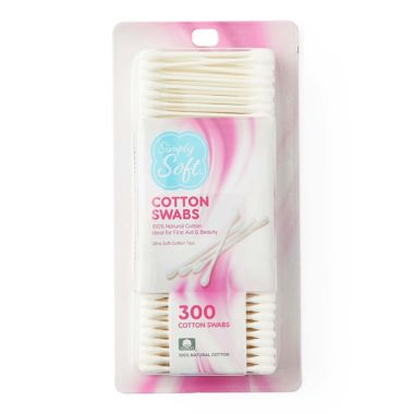 Simply Soft&trade; 300-Count Cotton Swabs. View a larger version of this product image.