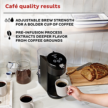 Instant Brands Instant Solo Single-Serve Coffee Maker in Charcoal. View a larger version of this product image.