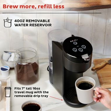 Instant Brands Instant Solo Single-Serve Coffee Maker in Charcoal. View a larger version of this product image.