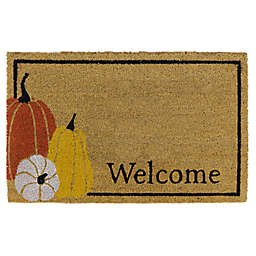 Bee & Willow™ 18" x 30" "Welcome" Pumpkins Door Mat