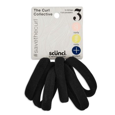 Scunci&reg; The Curl Collective 6-Count Curly Ponytailers