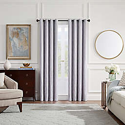 Eclipse Wendell 95-Inch Blackout Grommet Window Curtain Panel in Grey (Single)