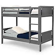 Delta Children&reg; Twin Over Twin Convertible Bunk Bed in Charcoal