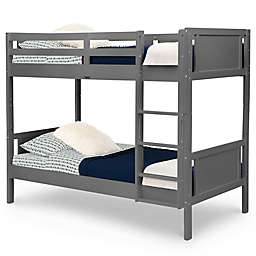 Delta Children® Twin Over Twin Convertible Bunk Bed in Charcoal