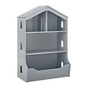 Delta Children&reg; Playhouse Bookcase with Toy Storage in Grey