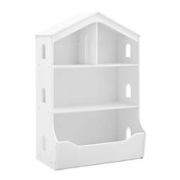 Delta Children® Playhouse Bookcase with Toy Storage in Bianca White