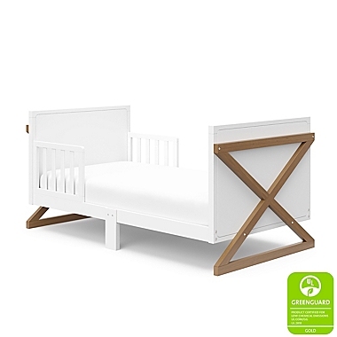 Storkcraft&reg; Equinox Toddler Bed in Vintage Driftwood. View a larger version of this product image.