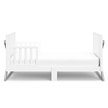 Storkcraft&trade; Equinox Toddler Bed in Pebble Grey. View a larger version of this product image.