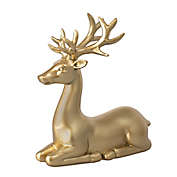 Bee &amp; Willow&trade; Sitting Reindeer 6-Inch Figurine Christmas Decoration in Gold