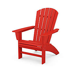 POLYWOOD® Nautical Curveback Adirondack Chair in Red