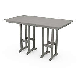 POLYWOOD® Farmhouse Outdoor 37-Inch x 72-Inch Bar Table in Slate Grey