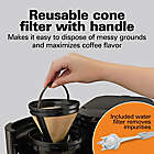 Alternate image 3 for Hamilton Beach&reg; 14 Cup Programmable FrontFill Coffee Maker in Black