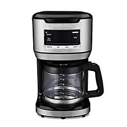 Hamilton Beach® 14 Cup Programmable FrontFill Coffee Maker in Black