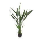 Alternate image 5 for Ridge Road Decor 61-Inch Artificial Banana Leaf Plant with Black Ribbed Planter